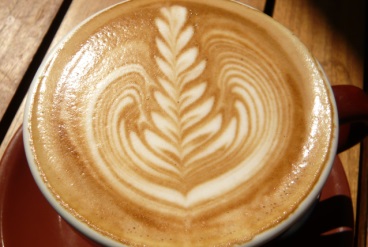 Latte art Rosetta